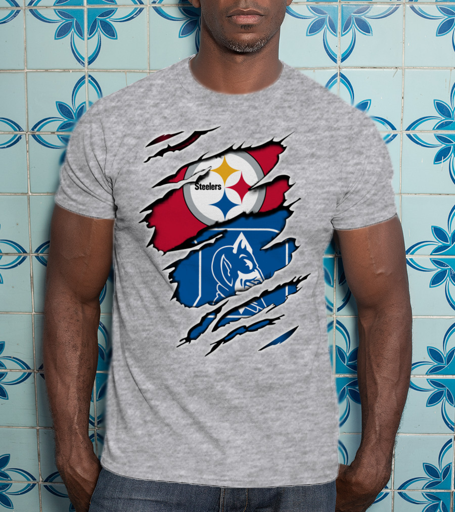 Steelers Duke Logo Fusion T-Shirt
