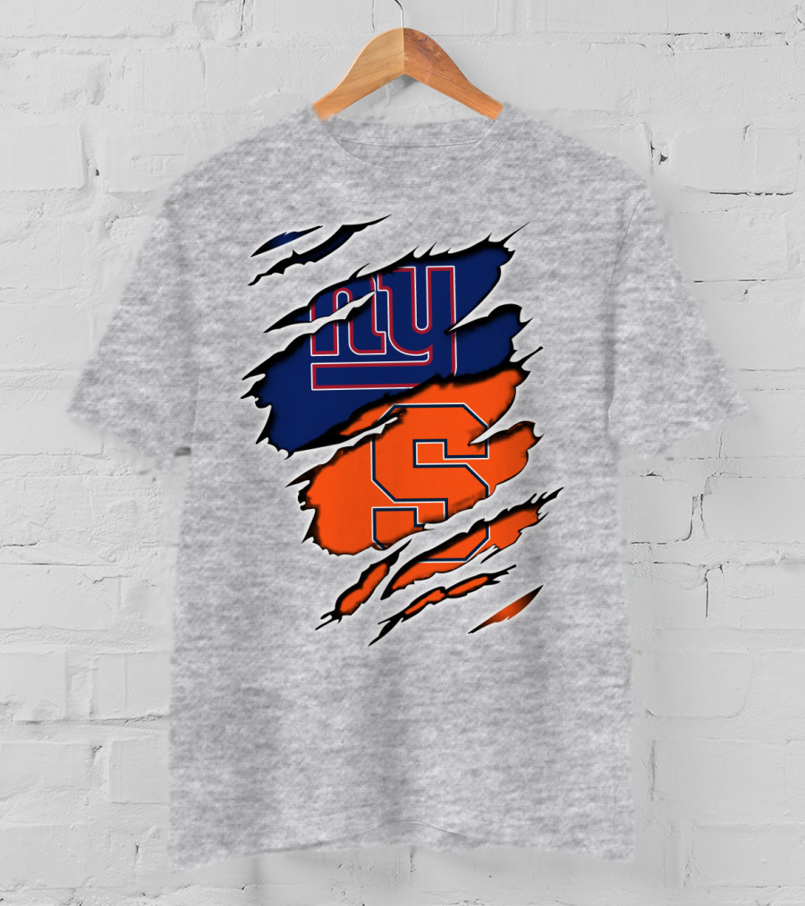New York Giants Syracuse Orange Mashup T-Shirt