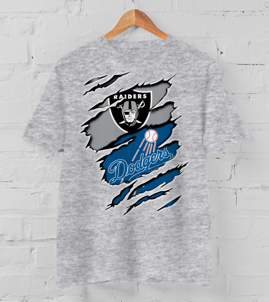 Raiders Dodgers Raiders Dodgers T-Shirt