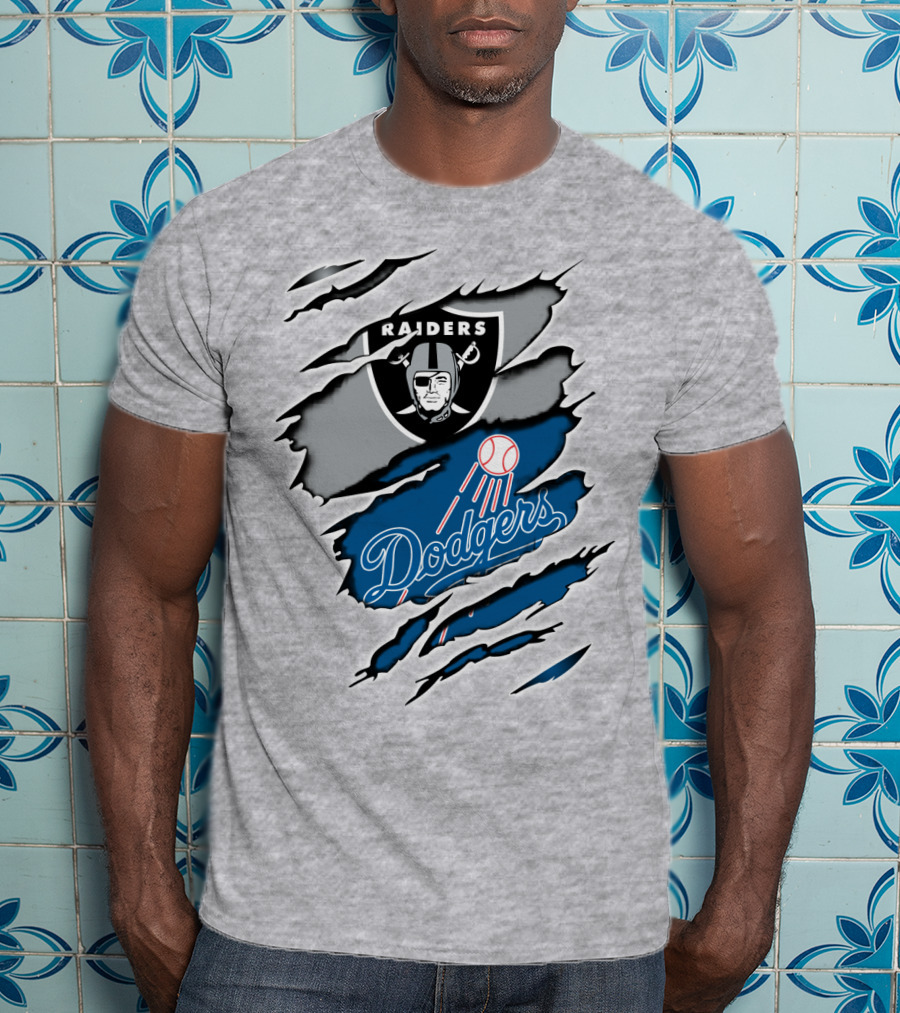 Raiders Dodgers Raiders Dodgers T-Shirt