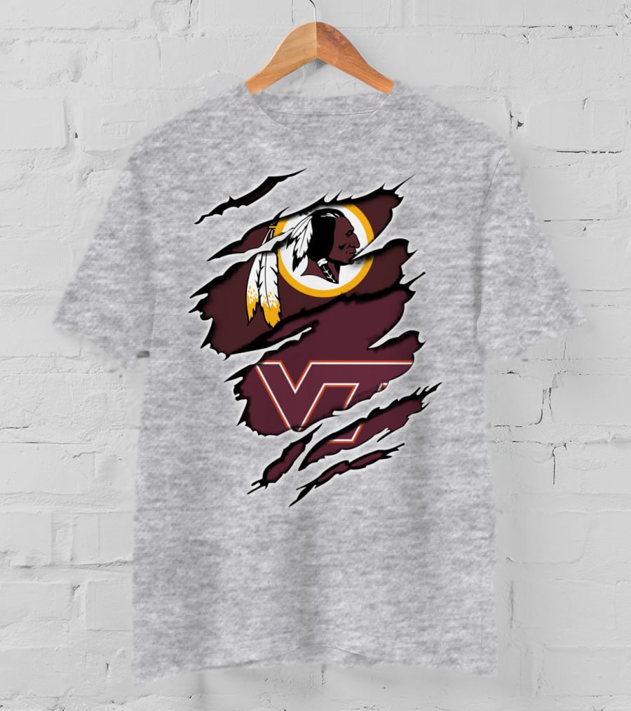 Redskins Hokiers Redskins Hokies Vt T-Shirt