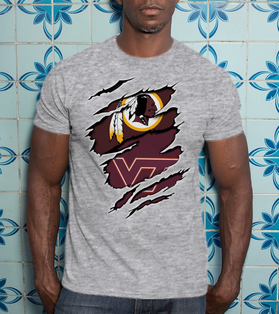 Redskins Hokiers Redskins Hokies Vt T-Shirt