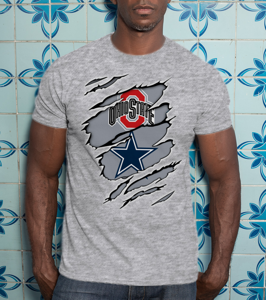 Ohio State Cowboys Dallas Star Burst T-Shirt