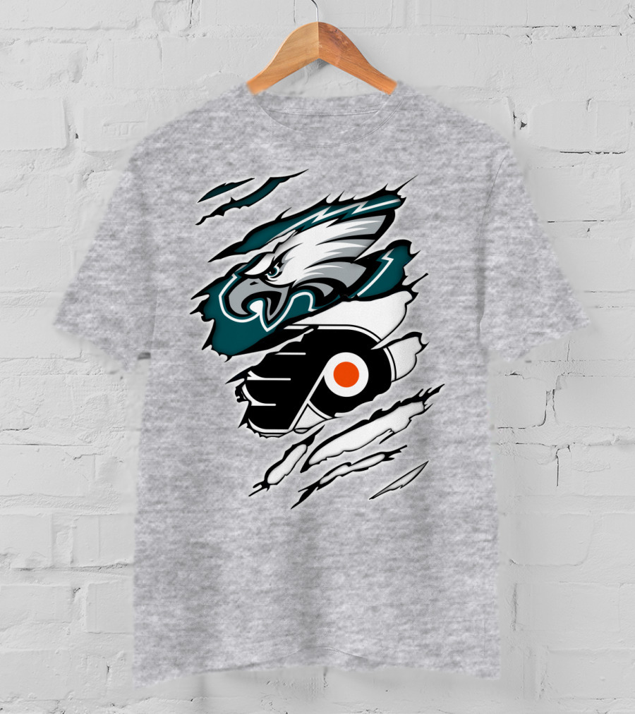 Philadelphia Eagles Flyers Team Fusion T-Shirt