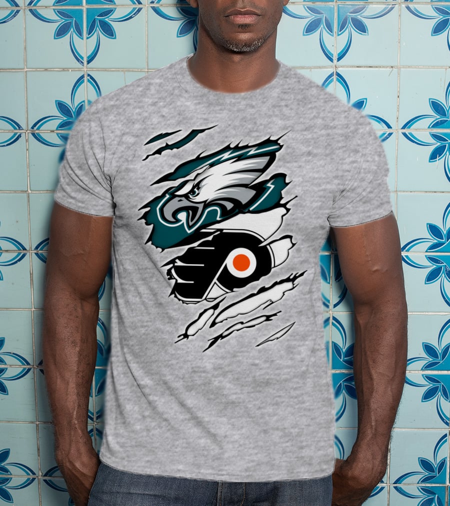Philadelphia Eagles Flyers Team Fusion T-Shirt