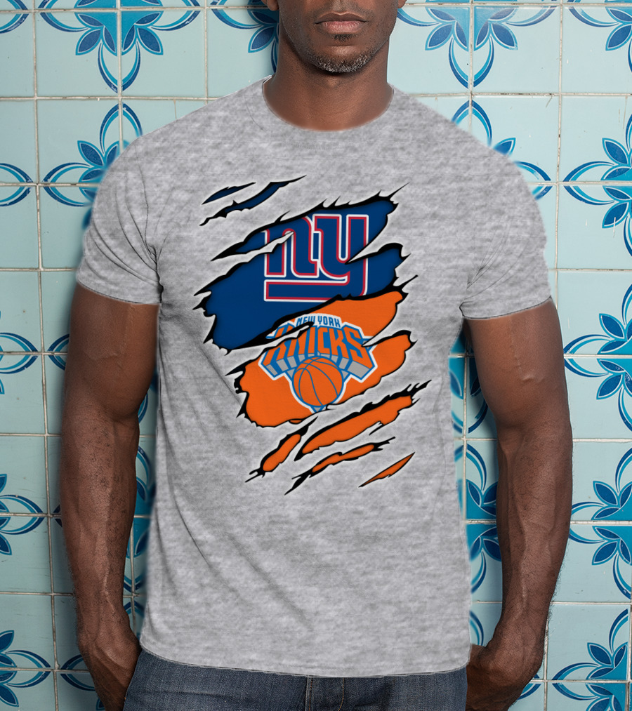 New York Giants Knicks Layered T-Shirt