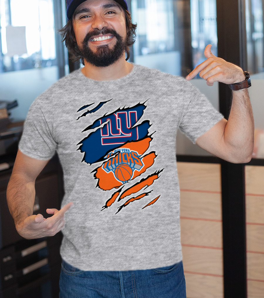 New York Giants Knicks Layered T-Shirt