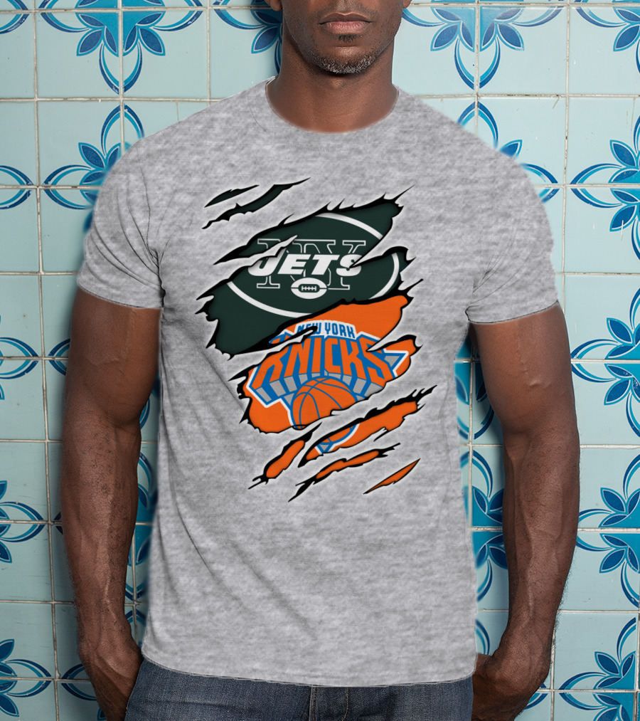Jets Knicks New York Sports Fans T-Shirt
