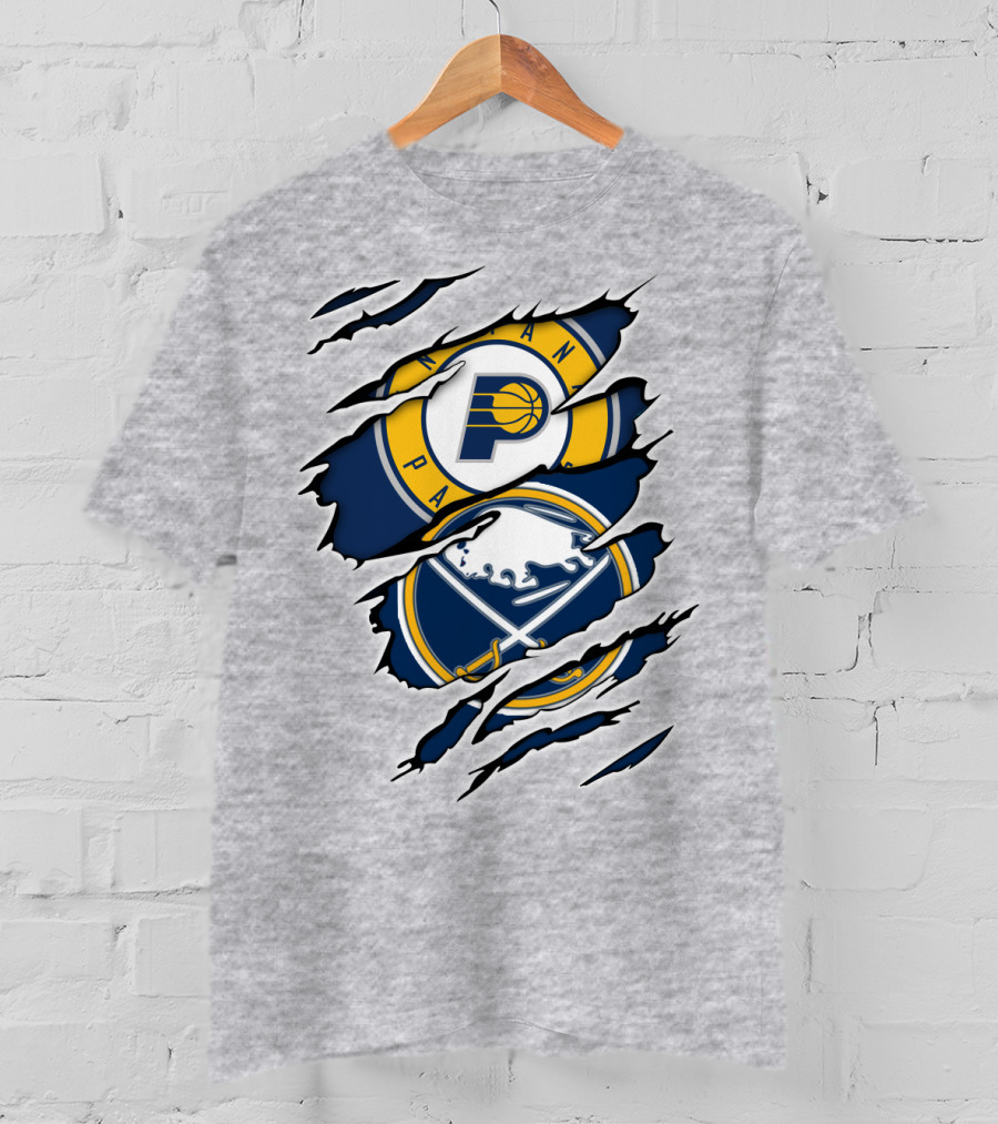 Indiana Pacers Buffalo Sabres Crossover T-Shirt