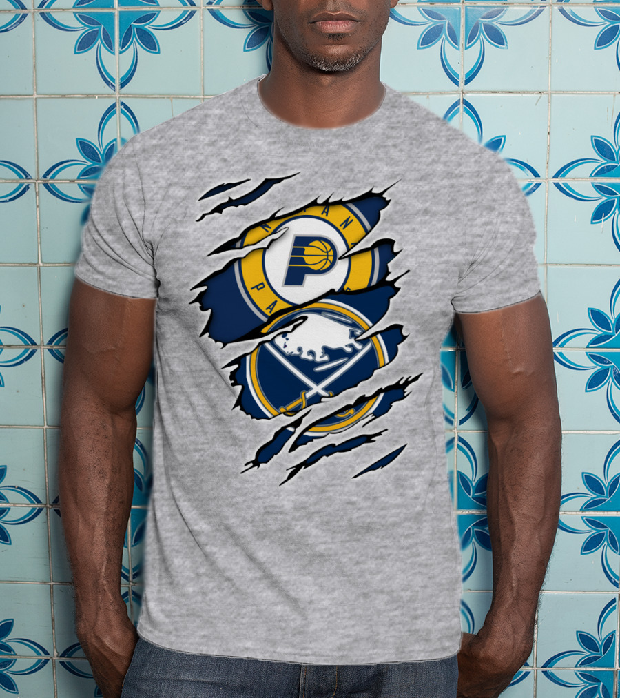 Indiana Pacers Buffalo Sabres Crossover T-Shirt