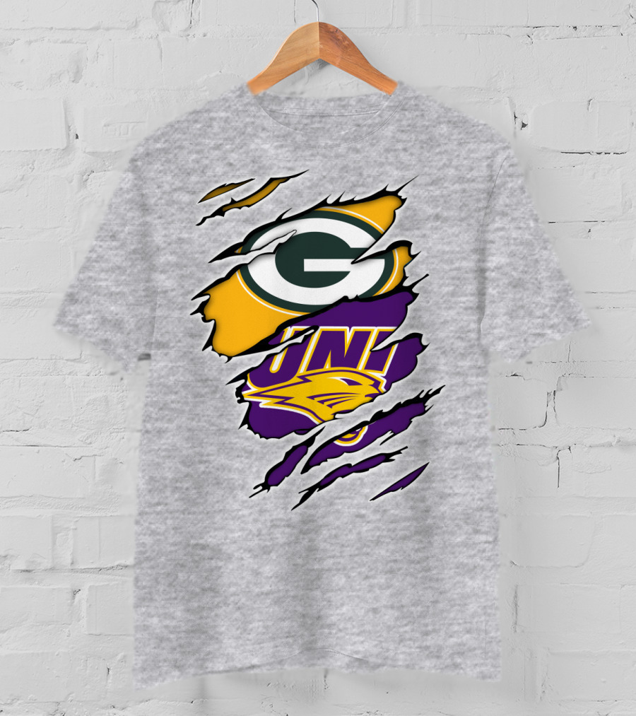 Packers UNI Logo Torn T-Shirt
