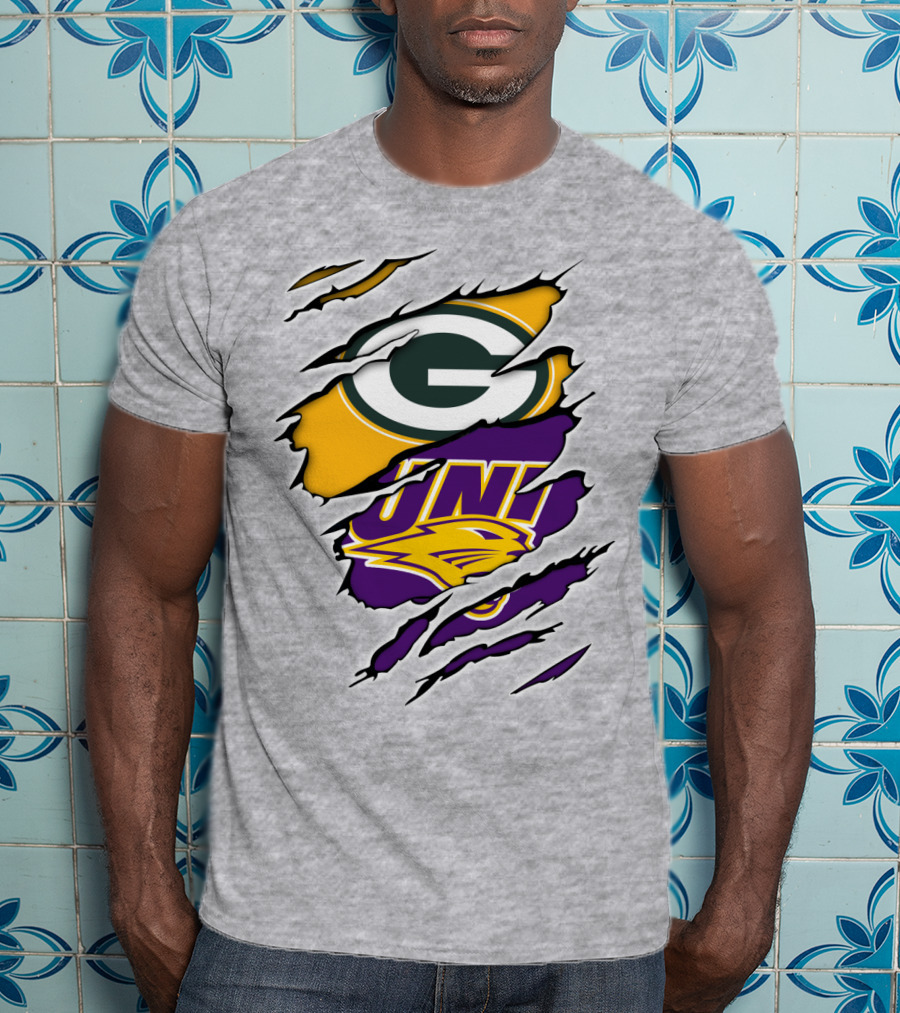 Packers UNI Logo Torn T-Shirt