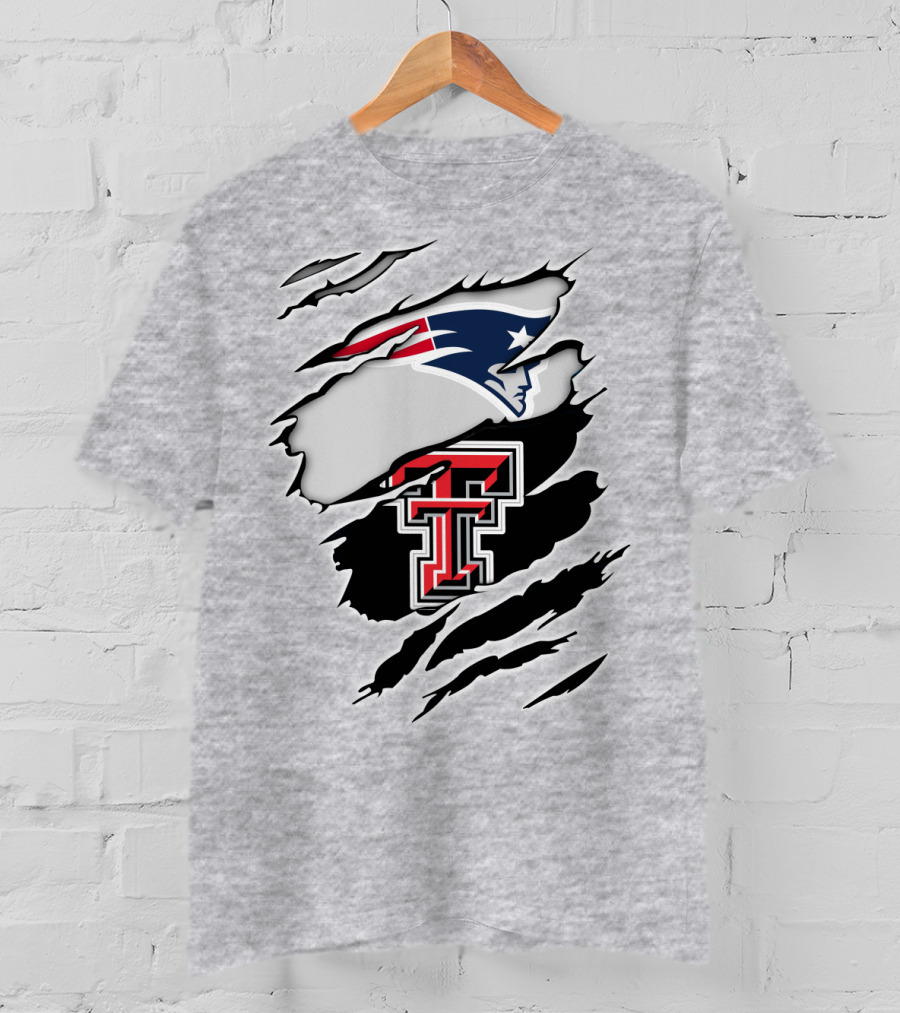 Patriots Texas Tech Double T Logo Fusion T-Shirt