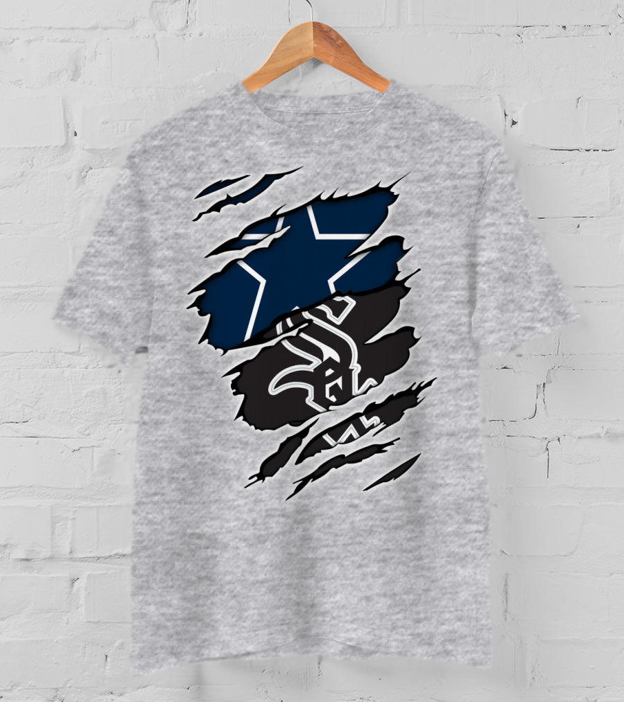 Cowboys White Sox Cowboys Fan Crossover T-Shirt
