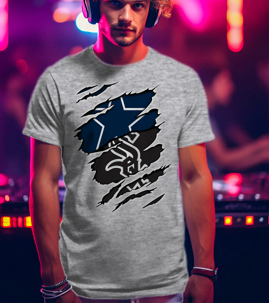 Cowboys White Sox Cowboys Fan Crossover T-Shirt