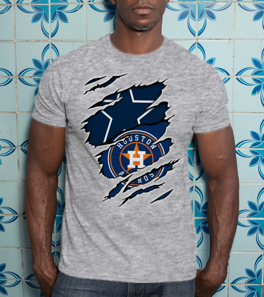 Houston Astros Cowboys Star T-Shirt