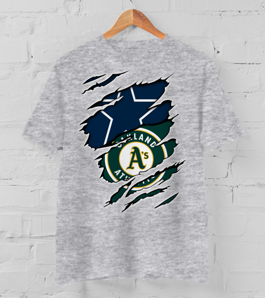 Oakland Athletics Cowboys Star Burst T-Shirt