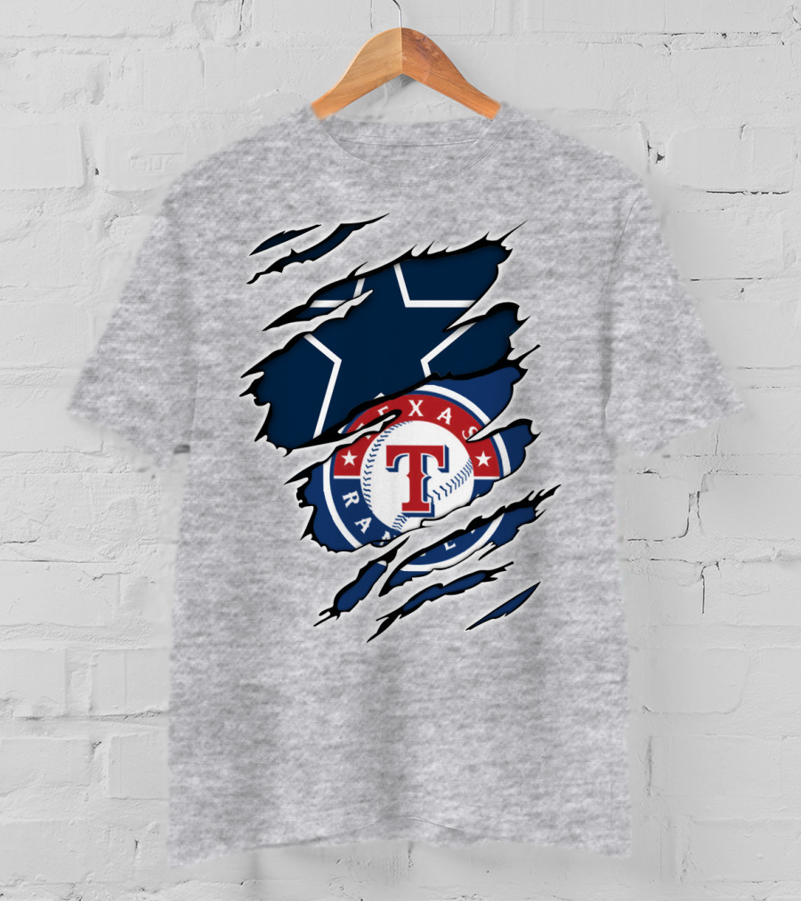 Dallas Cowboys Texas Rangers Fusion T-Shirt