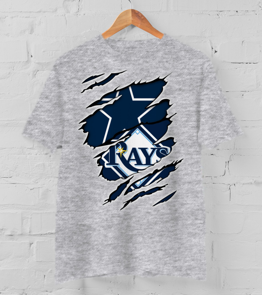 Cowboys Rays Star Tear T-Shirt