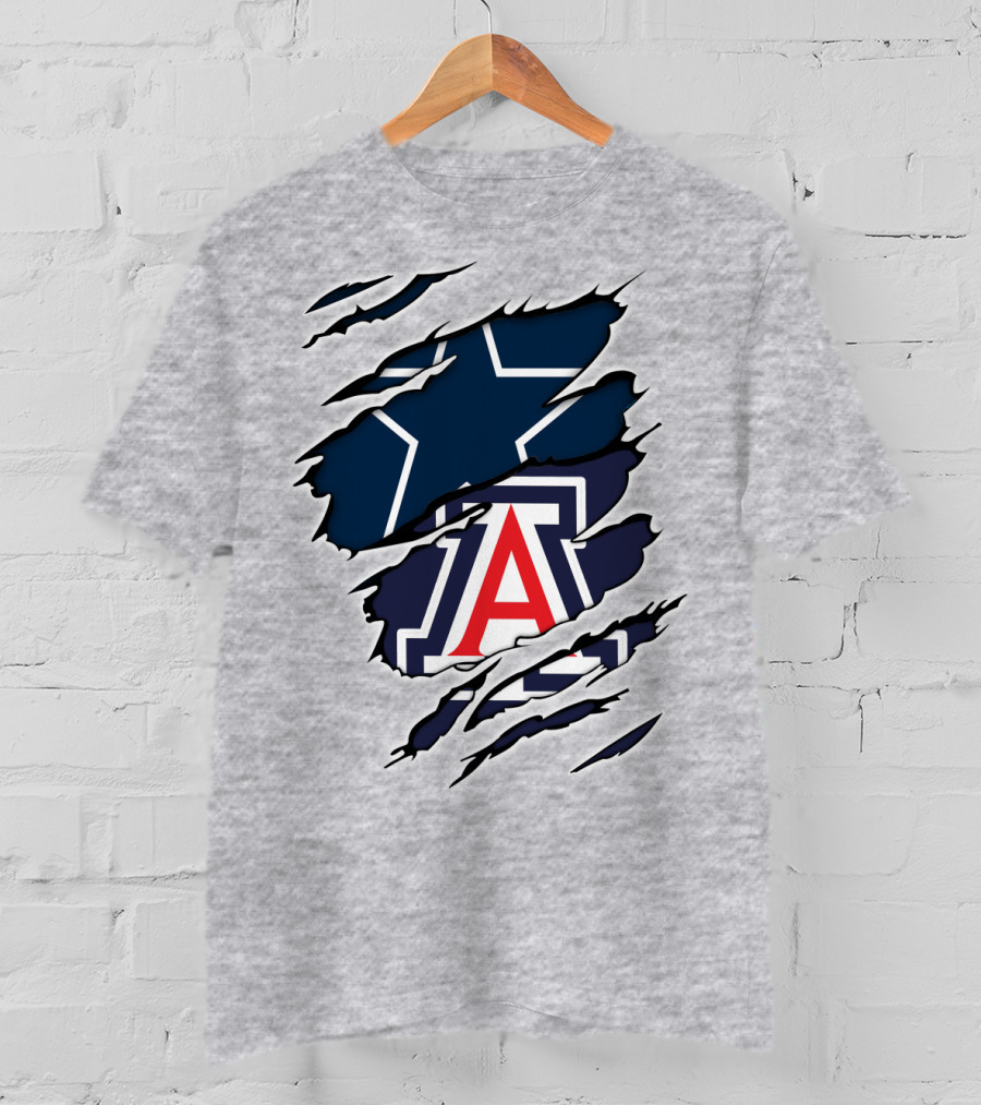 Dallas Cowboys Arizona Wildcats Collaboration T-Shirt