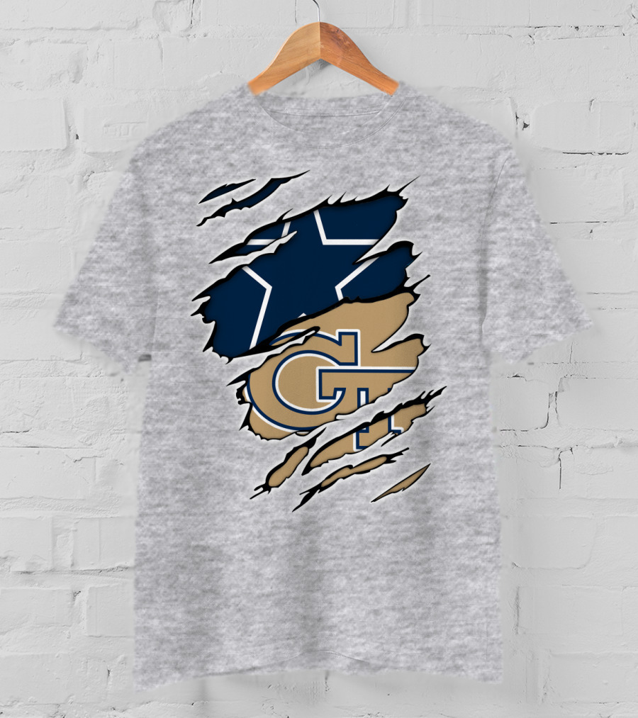 Cowboys GT Tech Dual Logo Blend T-Shirt