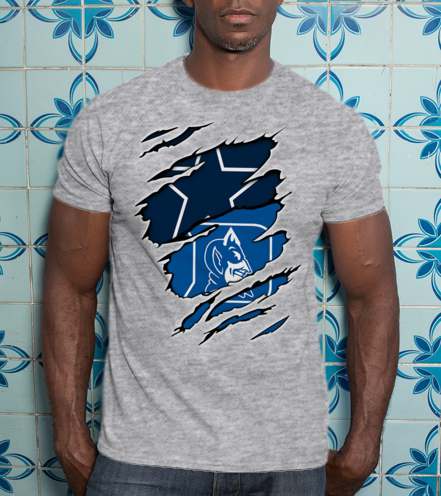 Cowboys Duke Blue Devil Rip T-Shirt