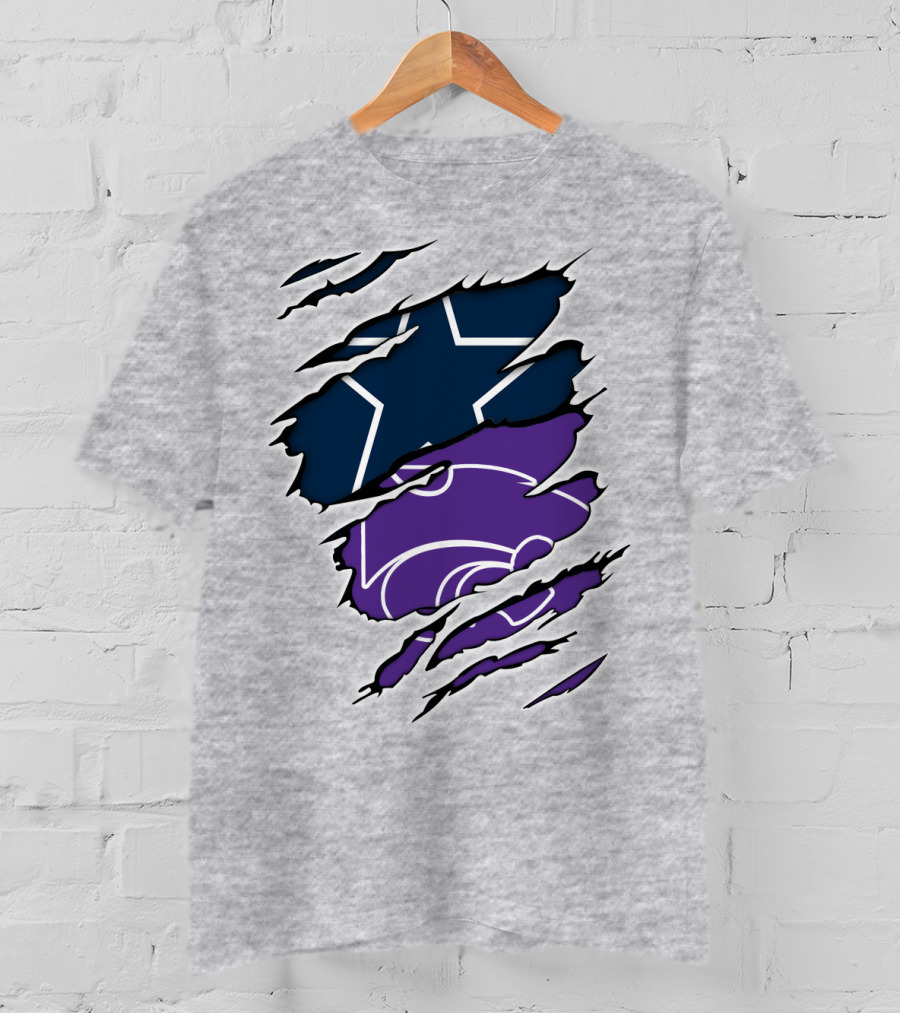 Star Claw Wildcats Cowboys Kansas State Cowboys T-Shirt