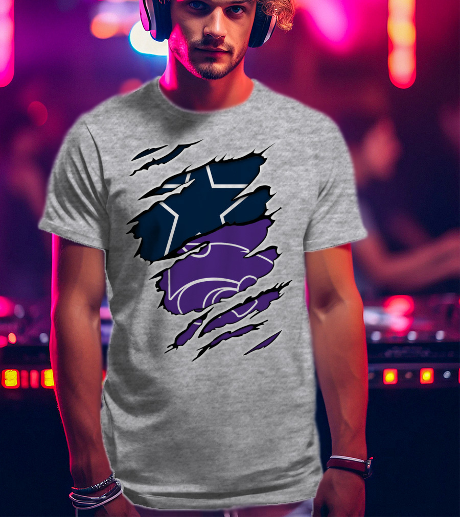 Star Claw Wildcats Cowboys Kansas State Cowboys T-Shirt