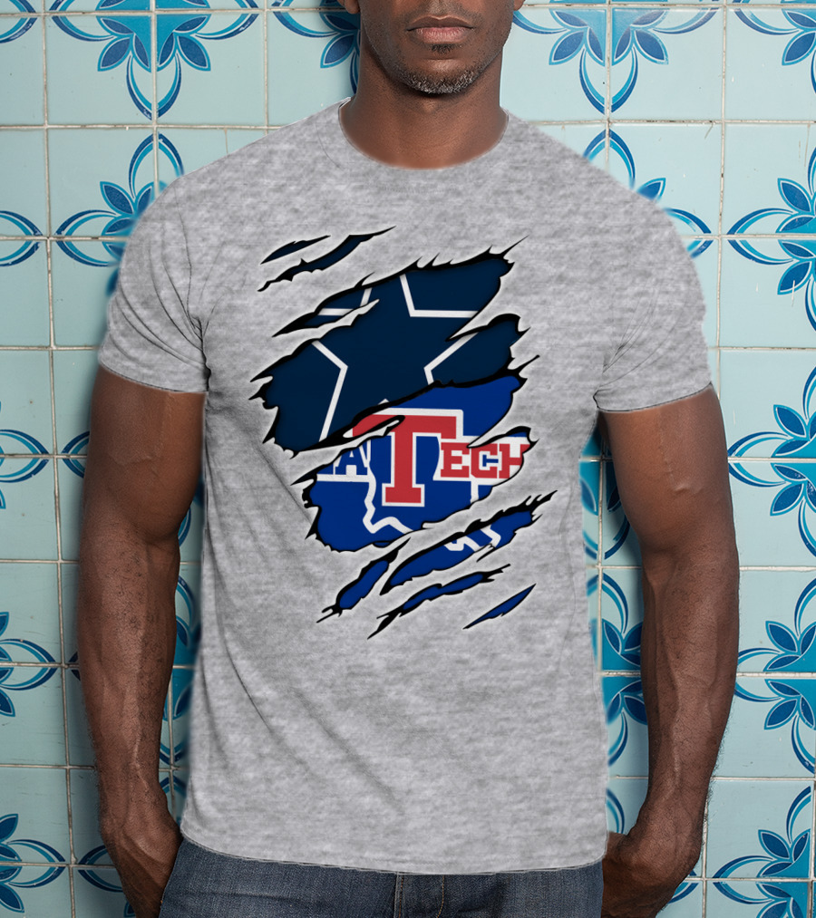 Dallas Cowboys Louisiana Tech Bulldogs T-Shirt