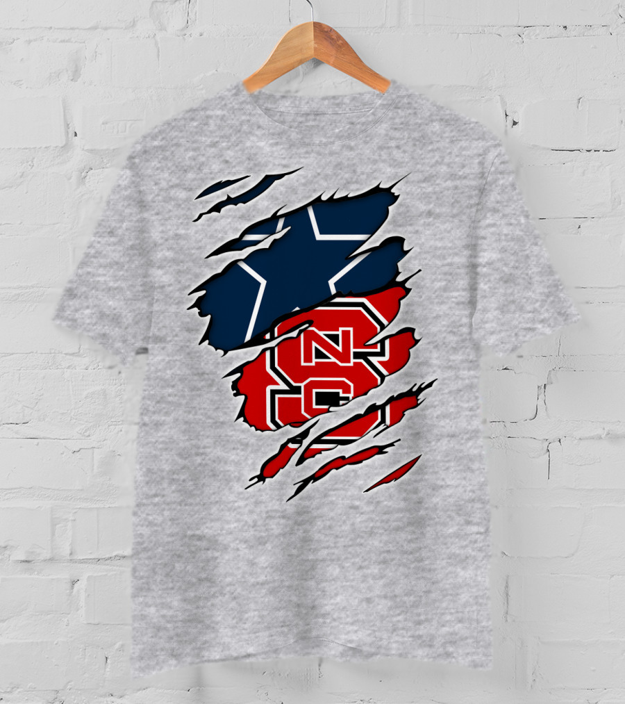 NC State Cowboys Logo With Star T-Shirt