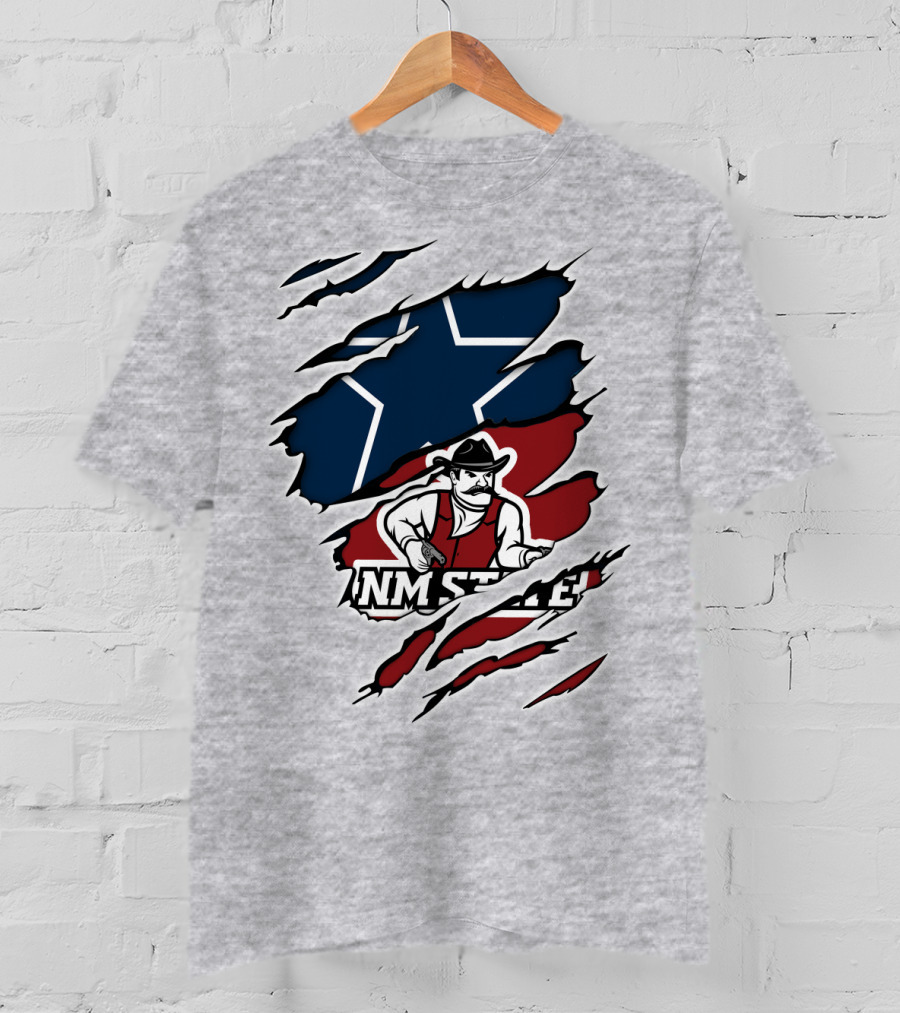 NM State Cowboys Western Star T-Shirt