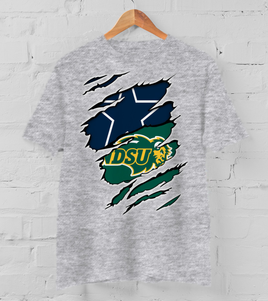 Cowboys NDSU Bison Dallas Pride T-Shirt