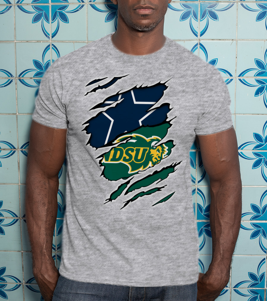 Cowboys NDSU Bison Dallas Pride T-Shirt