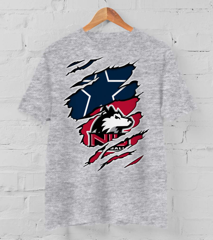 Northern Illinois Huskies Cowboys Star Emblem T-Shirt