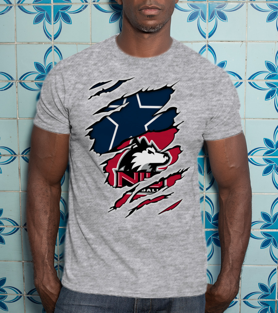 Northern Illinois Huskies Cowboys Star Emblem T-Shirt
