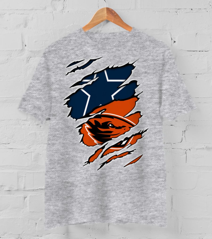 Cowboys Oregon State Beavers Cowboys Star T-Shirt