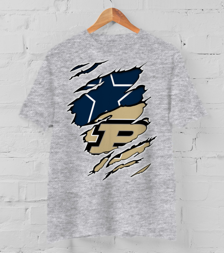 Cowboys Purdue Boilermakers Star T-Shirt