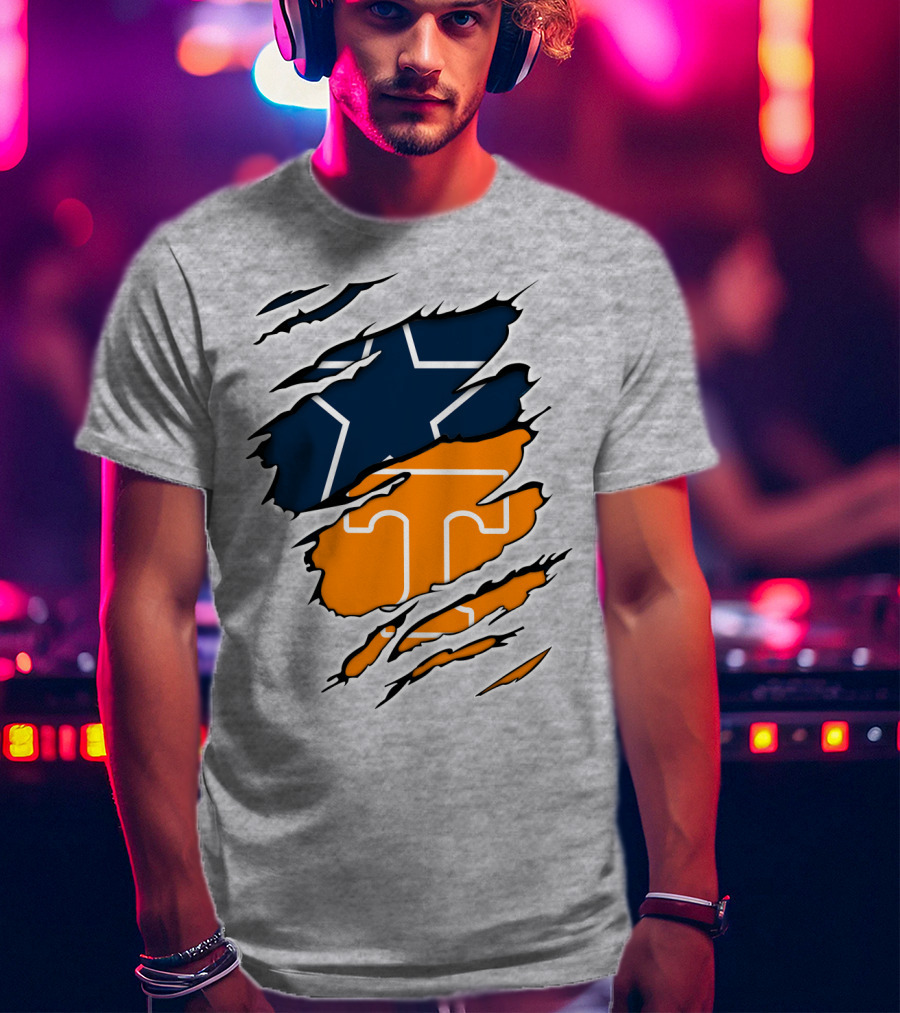 Cowboys Tennessee Vols Star Claw T-Shirt