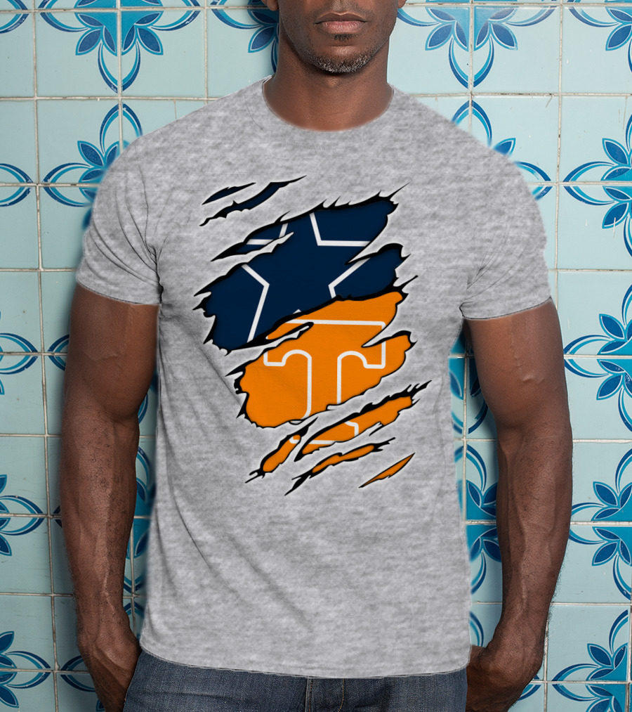 Cowboys Tennessee Vols Star Claw T-Shirt