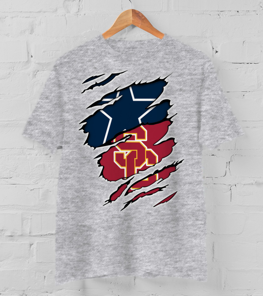 Dallas Cowboys USC Trojans T-Shirt