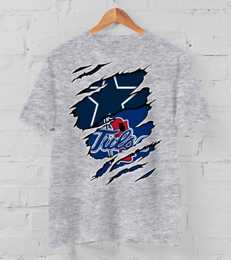 Tulsa Cowboys Dallas Star Rip T-Shirt