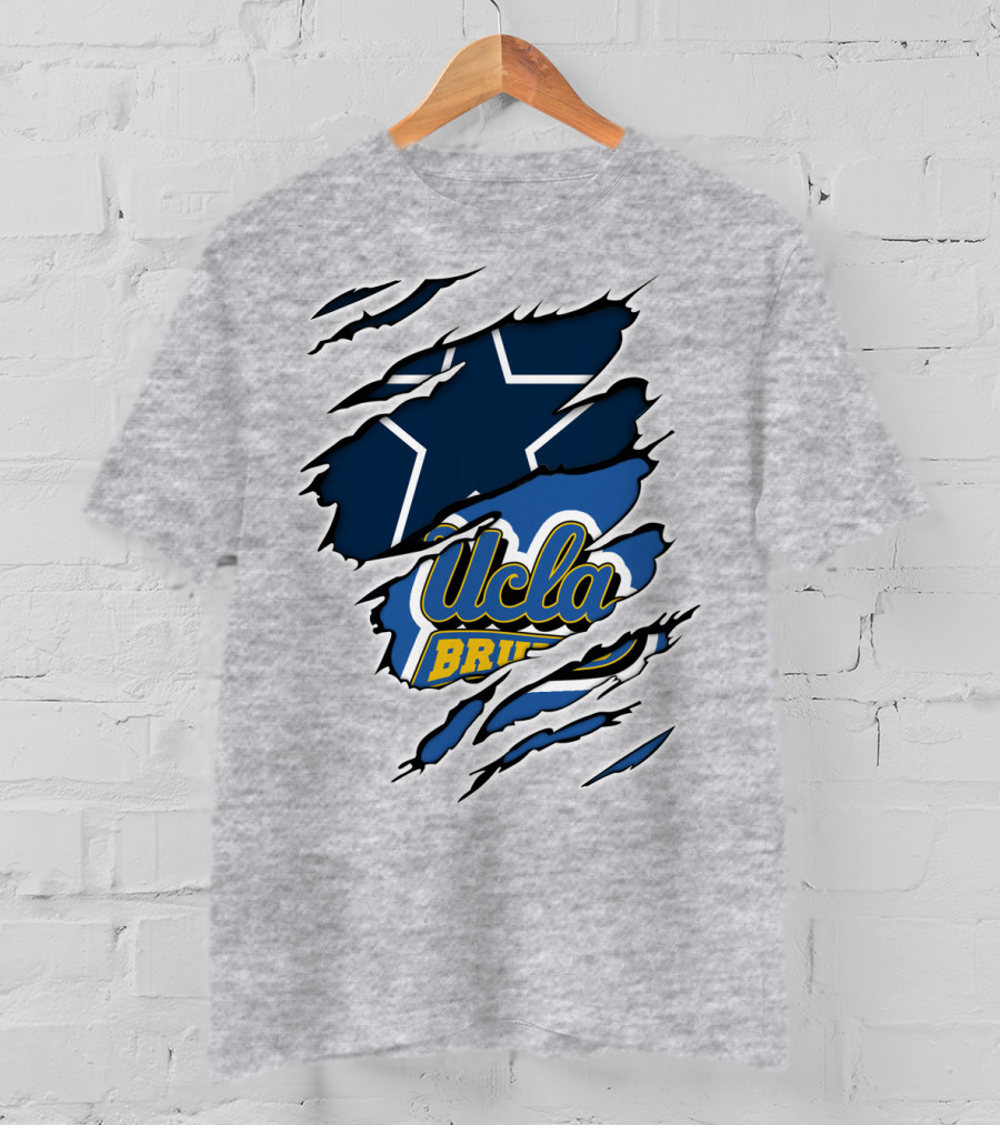 UCLA Bruins Cowboys Star Ribbed T-Shirt
