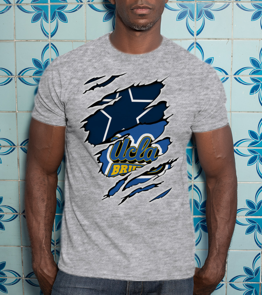 UCLA Bruins Cowboys Star Ribbed T-Shirt