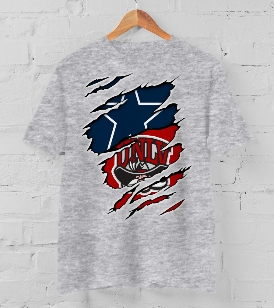 Cowboys Unlv Rebels Star T-Shirt