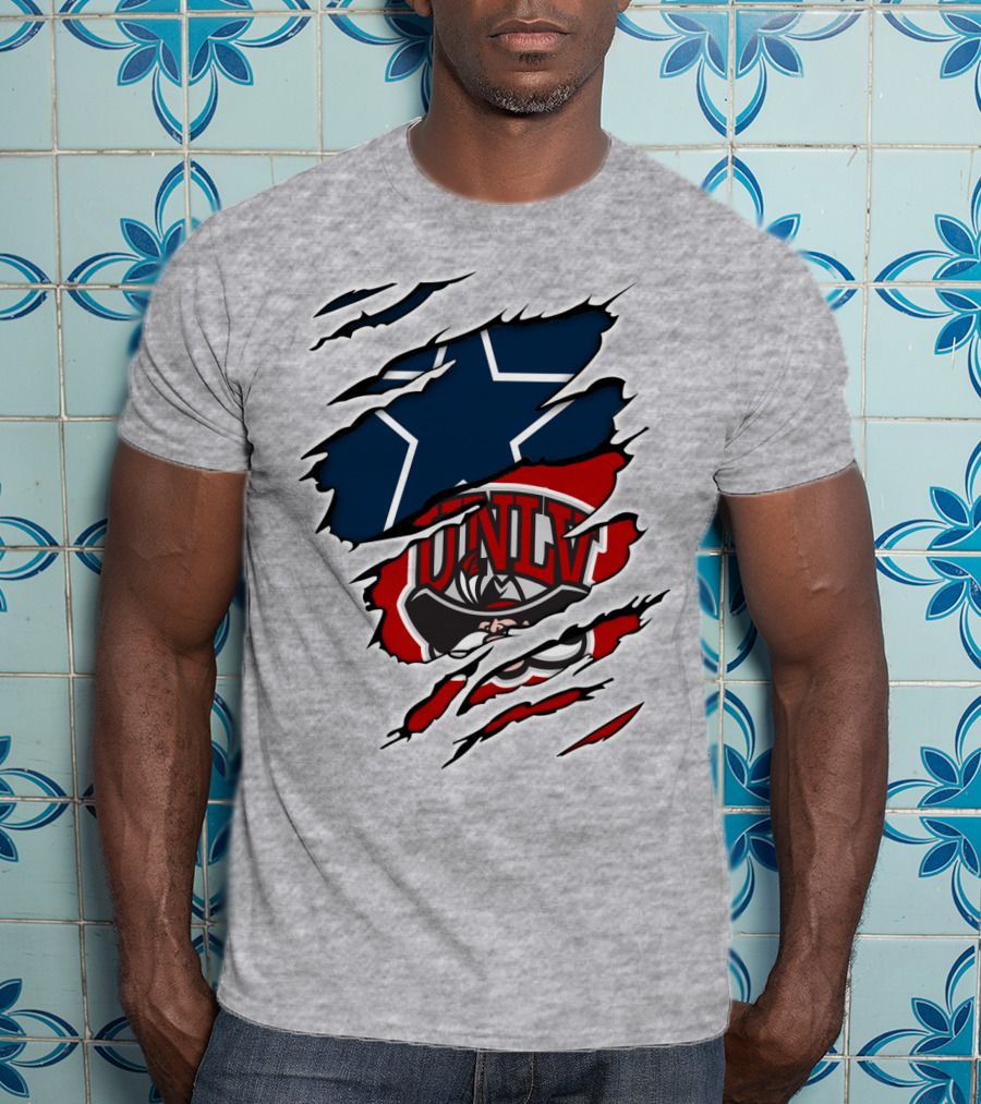 Cowboys Unlv Rebels Star T-Shirt
