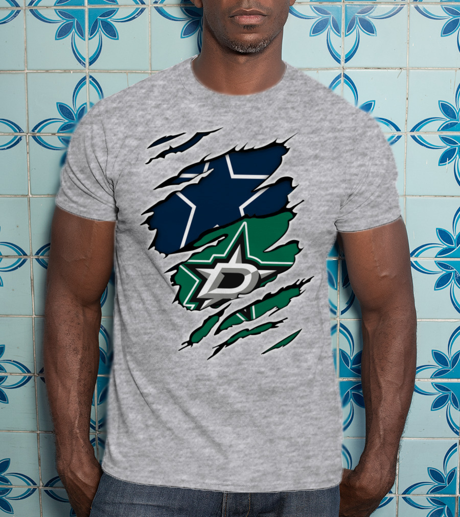 Dallas Cowboys Stars Logo Fusion T-Shirt