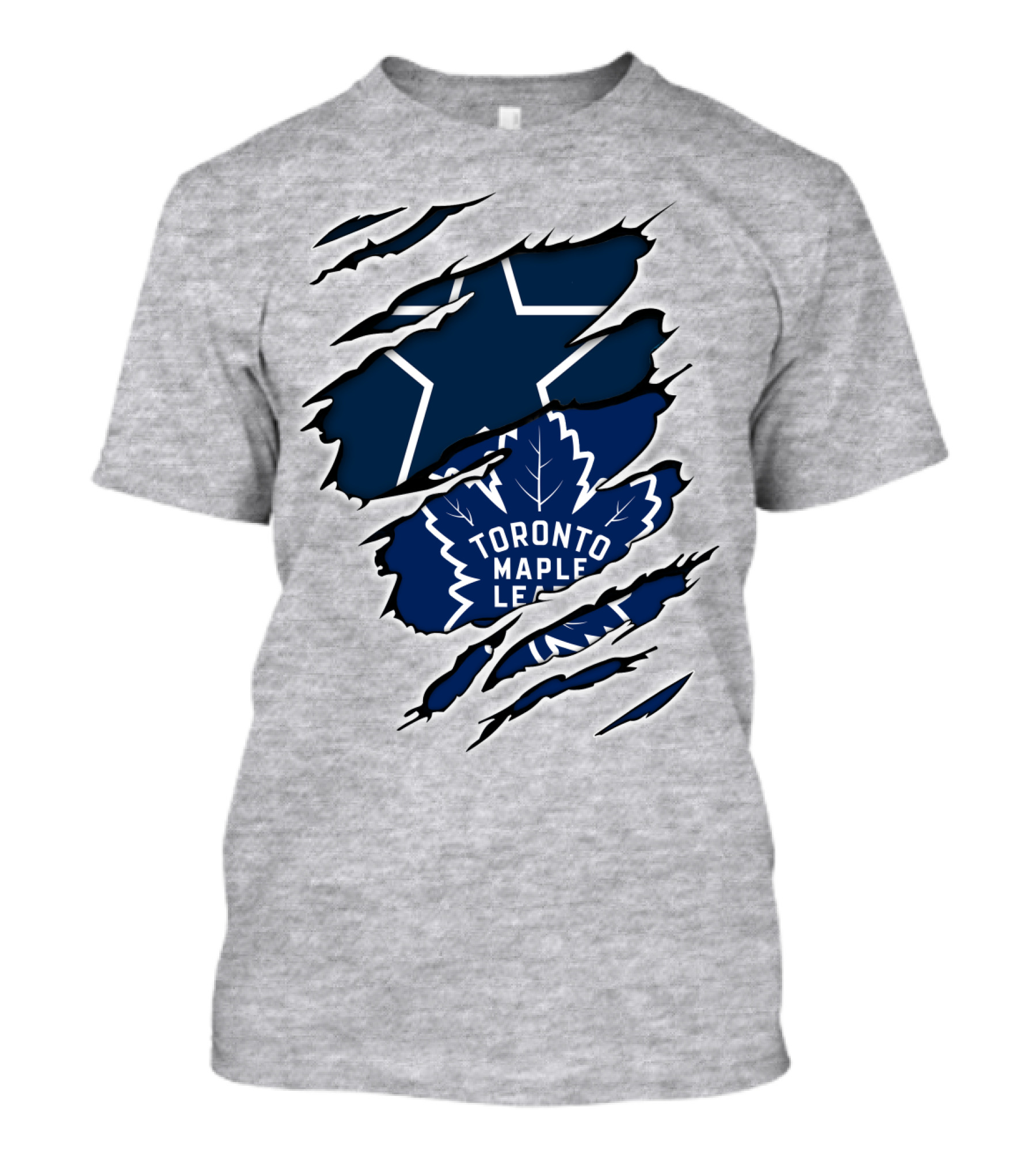 Cowboys Toronto Maple Leafs Cowboys Star Ripped T-Shirt