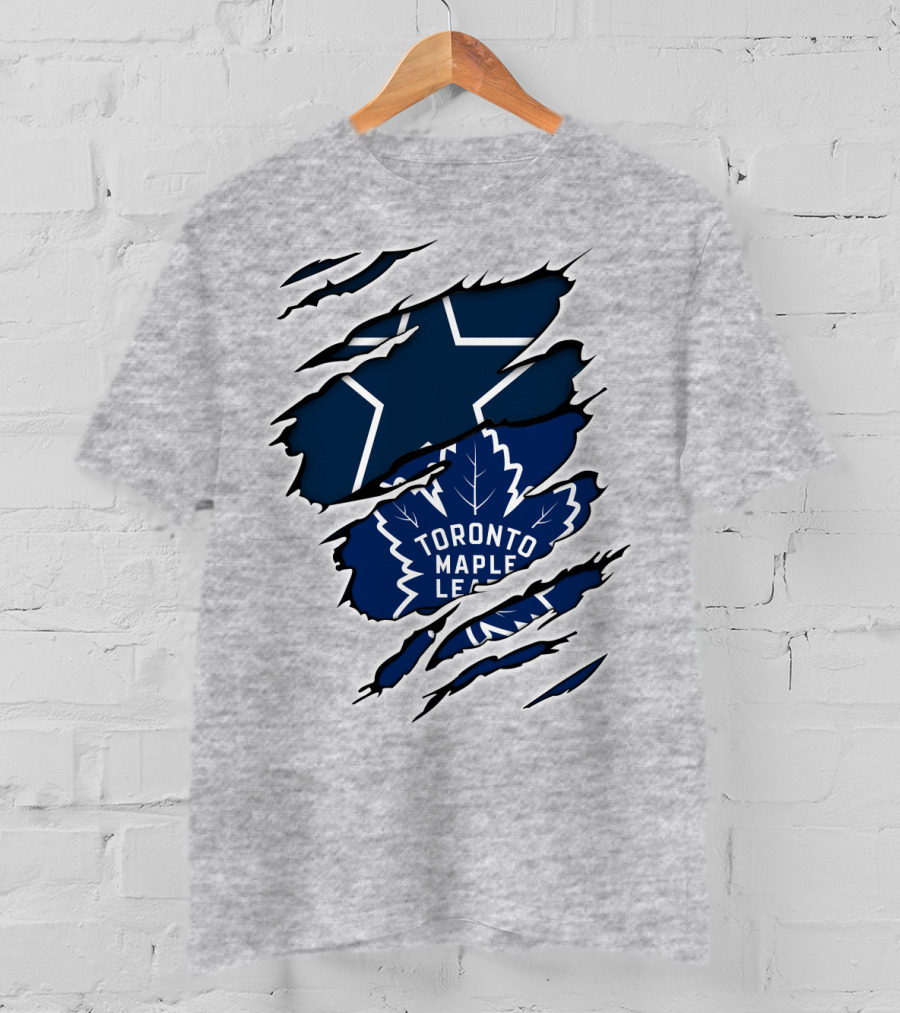 Cowboys Toronto Maple Leafs Cowboys Star Ripped T-Shirt