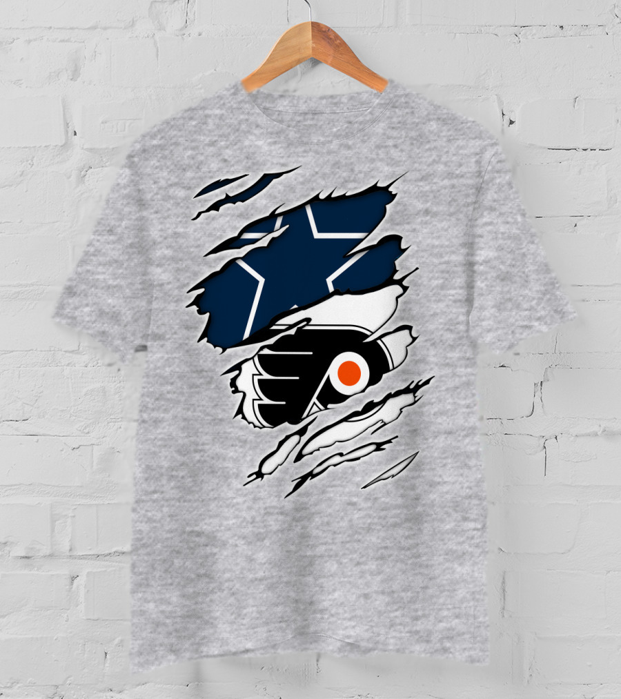 Cowboys Flyers Cowboys Logos Blend T-Shirt