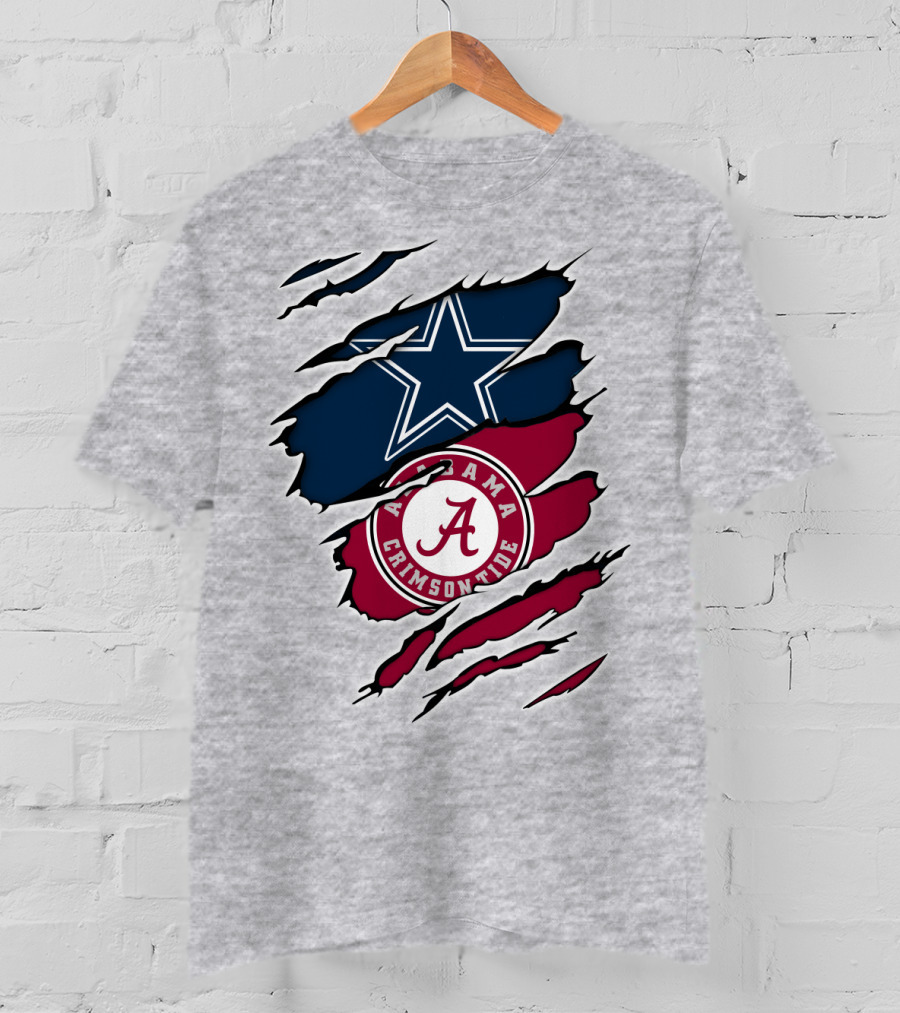 Dallas Cowboys Alabama Crimson Tide T-Shirt